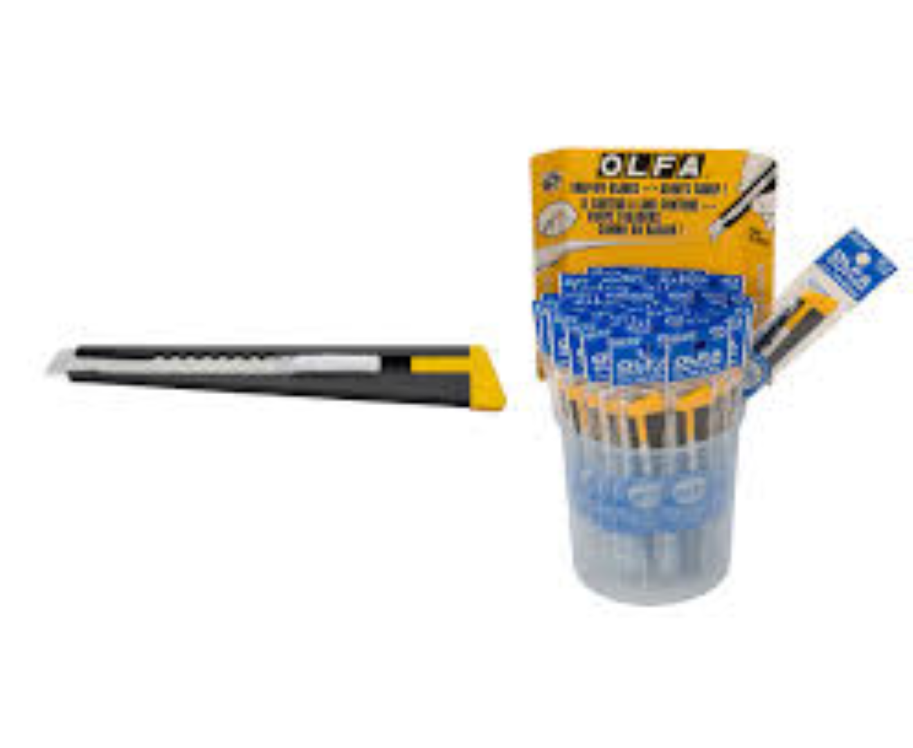 Olfa Cutter with 2 extra blades OL-180-BK